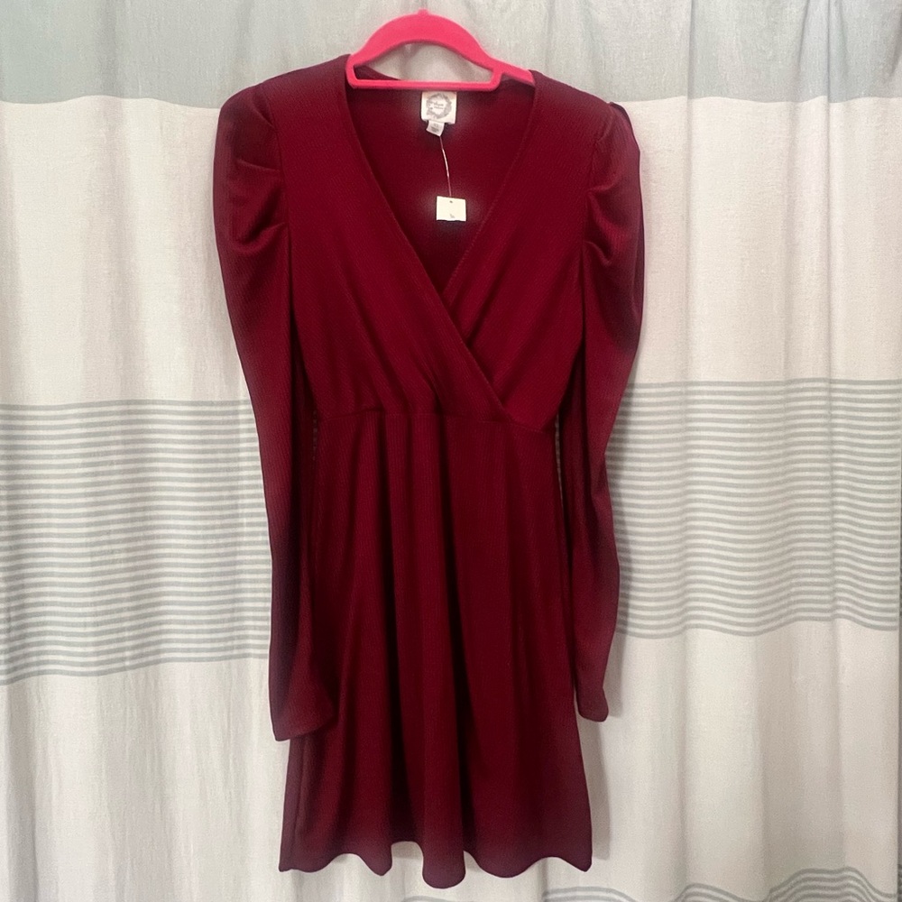 XS Francesca Long Sleeve Short Dress